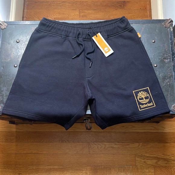 Timberland Other - Timberland Black Tan Elastic Drawstring Waist Pocket Shorts sz L